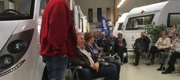 Hyggelig møte hos Høisveen april 2018